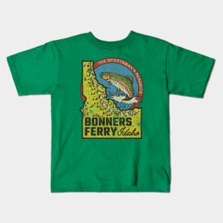 Bonners Ferry Sportsman’s Paradise 1893 Kids T-Shirt